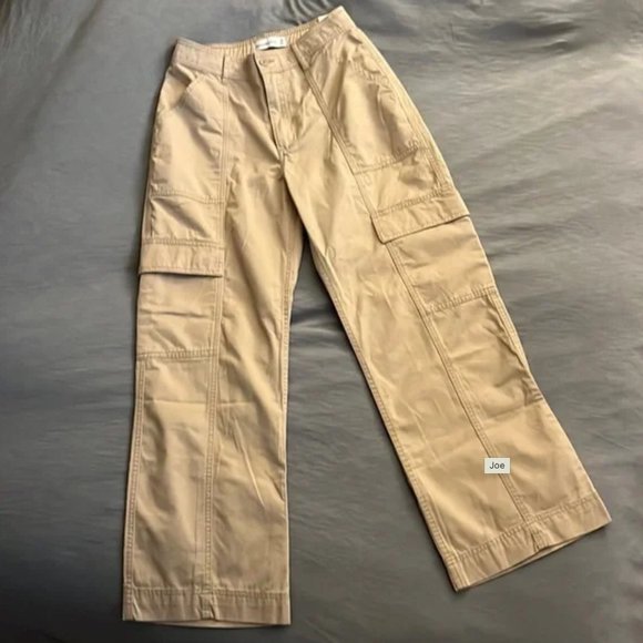 NEW Abercrombie & Fitch Relaxed Utility Pants in Tan - 28 Short - Picture 2 of 10